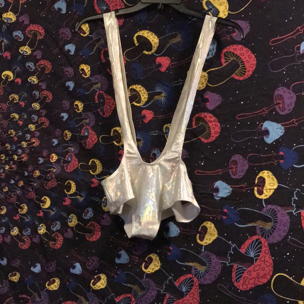 Booty short suspenders